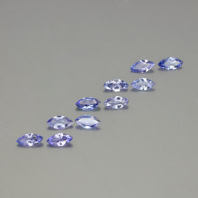 2.65 ctw Blue Tanzanite Stones, Natural Tanzanite in Marquise Facet Shape for Sale