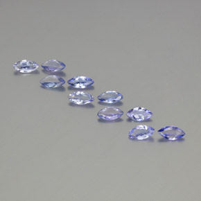 Intense Violet Blue Tanzanite Gem - 0.3ct Marquise Facet (ID: 350379)
