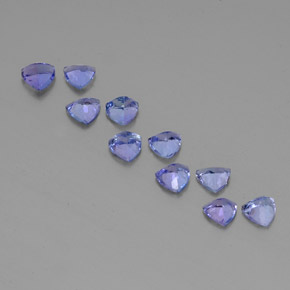 Tanzanite Gemstones in 4.7 x 4.5 mm Size for Sale, Tanzanite Stones in Violet Blue Color