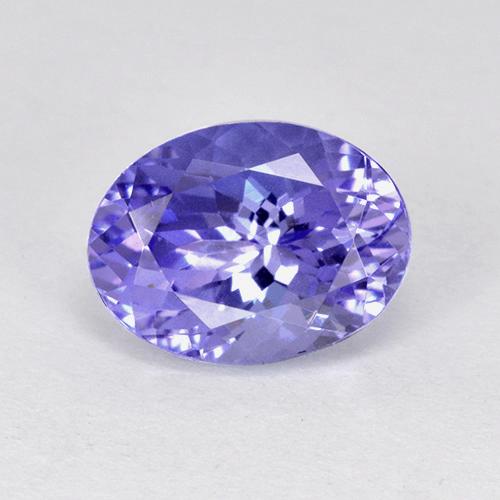Bright Violet Tanzanite Gem - 2.3ct Oval Facet (ID: 360388)
