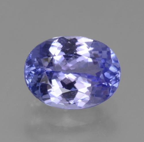 1.82 ct Blue Tanzanite Gemstone, Tanzanite Gem in Oval Facet Shape for Sale.