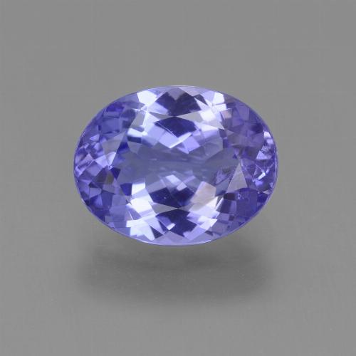 Bright Violet Tanzanite Gem - 2.1ct Oval Facet (ID: 361667)