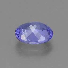 Tanzanite Gemstone in 9 x 7 mm (calibrated) Size for Sale, Tanzanite Stone in Bright Violet Color