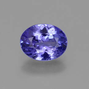 1.6ct Oval Facet Violet Blue Tanzanite for sale thumb image of 1.6ct Oval Facet Violet Blue Tanzanite (ID: 374290)