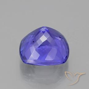 Tanzanite Gemstone in 13 x 13 mm (calibrated) Size for Sale, Tanzanite Stone in Intense Violet Blue Color