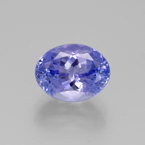 Tanzanite Bleu oval facet 9,5 x 7,4mm de Tanzanie, poids de 2,67 ct, pierre gemme naturelle Chauffé de pureté VS, 1 pièce Tanzanite, couleur : Bleu violet intense, dureté de Mohs de 6.5 à 7 convient aux bijoux de tous les jours, pierre de sagesse, Symbolise l'empathie et la communication, Photo A
