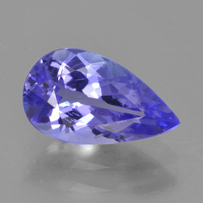 1.6ct Pear Facet Violet Blue Tanzanite Gem for sale 1.6ct Pear Facet Violet Blue Tanzanite Gem (ID: 398637)