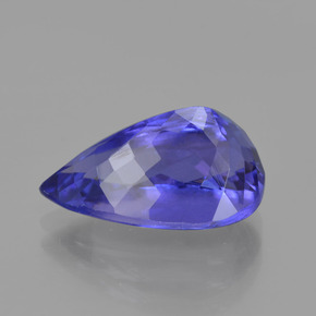 Tanzanite Gemstone in 14.7 x 9.2 mm Size for Sale, Tanzanite Stone in Intense Violet Blue Color