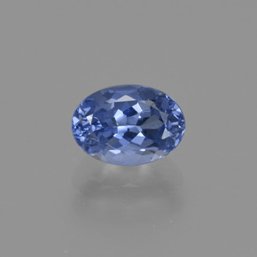 1.07 ct Blue Tanzanite Gemstone, Tanzanite Gem in Oval Facet Shape for Sale.