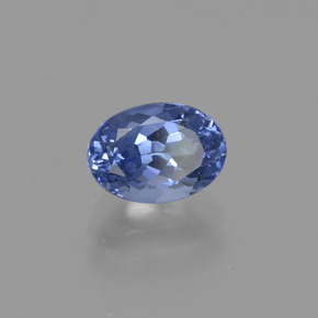 1.07 ct Blue Tanzanite Stone, Natural Tanzanite in Oval Facet Shape for Sale