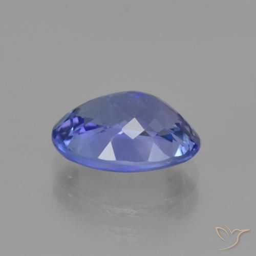 Tanzanite Gemstone in 10.7 x 7.6 mm Size for Sale, Tanzanite Stone in Deep Purple Blue Color