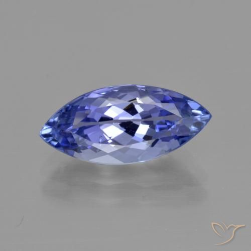 3.03 ct Blue Tanzanite, 13.9 x 6.4 mm Marquise Cut From Tanzania, Photo A