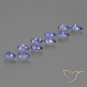 Tanzanite Gemstones in 5 x 3 mm (calibrated) Size for Sale, Tanzanite Stones in Violet Blue Color
