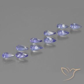 Tanzanite Gemstones in 5 x 3 mm (calibrated) Size for Sale, Tanzanite Stones in Intense Violet Blue Color