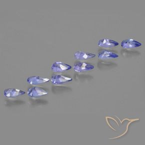 Tanzanite Gemstones in 5 x 3 mm (calibrated) Size for Sale, Tanzanite Stones in Intense Violet Blue Color