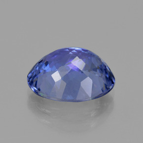 Tanzanite Gemstone in 11.1 x 8.7 mm Size for Sale, Tanzanite Stone in Deep Purple Blue Color