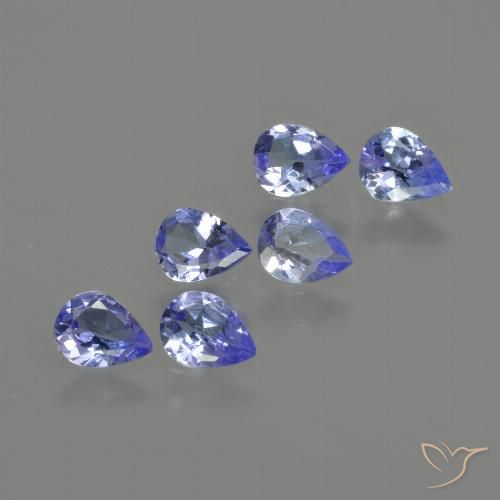 1.47ctw Natural Intense Violet Blue Tanzanite, Pear Shape, VS