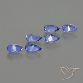 Tanzanite Gemstones in 5 x 3.9 mm Size for Sale, Tanzanite Stones in Medium Navy Blue Color