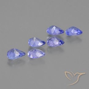 Tanzanite Gemstones in 5.1 x 3.8 mm Size for Sale, Tanzanite Stones in Violet Blue Color