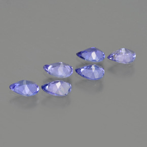 Tanzanite Gemstones in 5.1 x 3.8 mm Size for Sale, Tanzanite Stones in Deep Blue Color