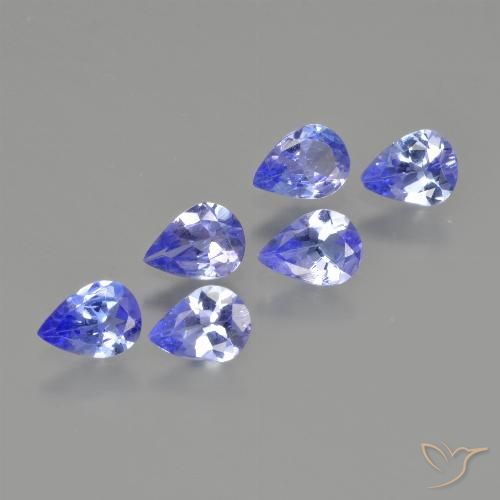 1.29ctw Natural Deep Blue Tanzanite, Pear Shape, VS