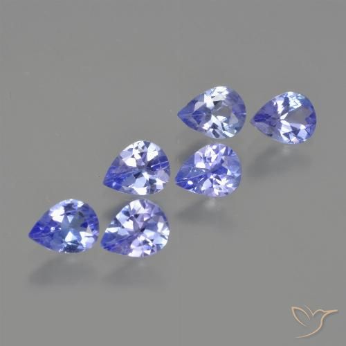 1.77ctw Natural Deep Blue Tanzanite, Pear Shape, VS