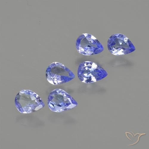 1.38ctw Natural Deep Blue Tanzanite, Pear Shape, VS