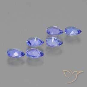 Tanzanite Gemstones in 5 x 4 mm (calibrated) Size for Sale, Tanzanite Stones in Intense Violet Blue Color