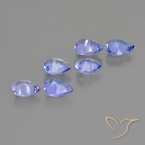 Tanzanite Gemstones in 5.2 x 4 mm Size for Sale, Tanzanite Stones in Medium Blue Color