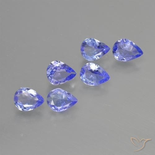 1.30ctw Natural Intense Blue Tanzanite, Pear Shape, VS