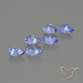 Tanzanite Gemstones in 5 x 3.8 mm Size for Sale, Tanzanite Stones in Electric Blue Color