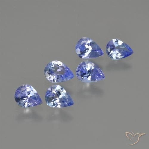 1.48ctw Natural Deep Blue Tanzanite, Pear Shape, VS