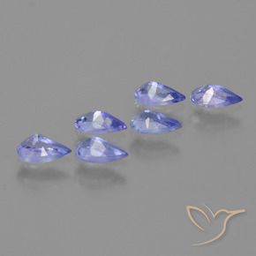 Tanzanite Gemstones in 5.1 x 3.2 mm Size for Sale, Tanzanite Stones in Violet Blue Color
