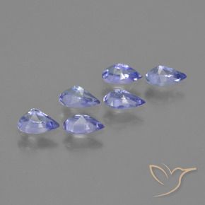 Tanzanite Gemstones in 5.1 x 3.2 mm Size for Sale, Tanzanite Stones in Violet Blue Color