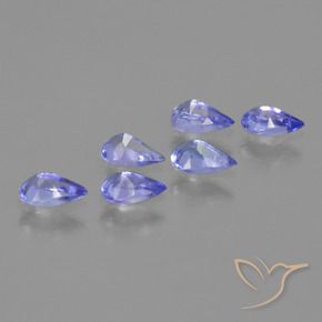 Tanzanite Gemstones in 5 x 3.2 mm Size for Sale, Tanzanite Stones in Medium Blue Color