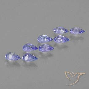 Tanzanite Gemstones in 5 x 3 mm (calibrated) Size for Sale, Tanzanite Stones in Electric Blue Color
