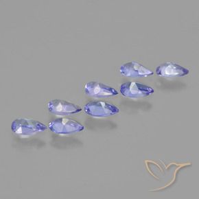 Tanzanite Gemstones in 5 x 3.2 mm Size for Sale, Tanzanite Stones in Intense Violet Blue Color