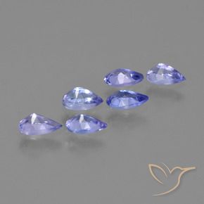 Tanzanite Gemstones in 5 x 3 mm (calibrated) Size for Sale, Tanzanite Stones in Intense Violet Blue Color