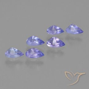 Tanzanite Gemstones in 5.1 x 3.1 mm Size for Sale, Tanzanite Stones in Violet Blue Color
