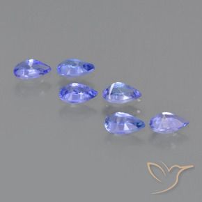Tanzanite Gemstones in 5 x 3 mm (calibrated) Size for Sale, Tanzanite Stones in Electric Blue Color
