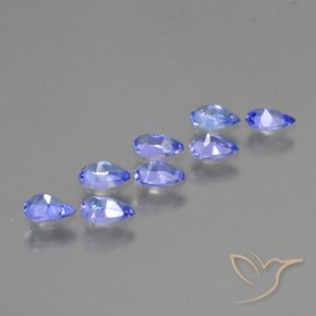 Tanzanite Gemstones in 5 x 3 mm (calibrated) Size for Sale, Tanzanite Stones in Intense Blue Color