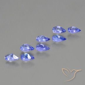 Tanzanite Gemstones in 5.1 x 3.1 mm Size for Sale, Tanzanite Stones in Electric Blue Color