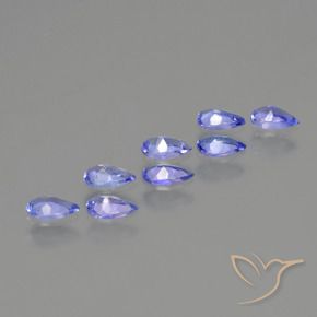 Tanzanite Gemstones in 5 x 3 mm (calibrated) Size for Sale, Tanzanite Stones in Intense Blue Color