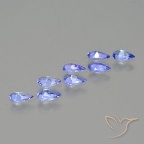 Tanzanite Gemstones in 5 x 3 mm (calibrated) Size for Sale, Tanzanite Stones in Intense Violet Blue Color