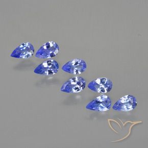1.71 ctw Blue Tanzanite Stones, Natural Tanzanite in Pear Facet Shape for Sale