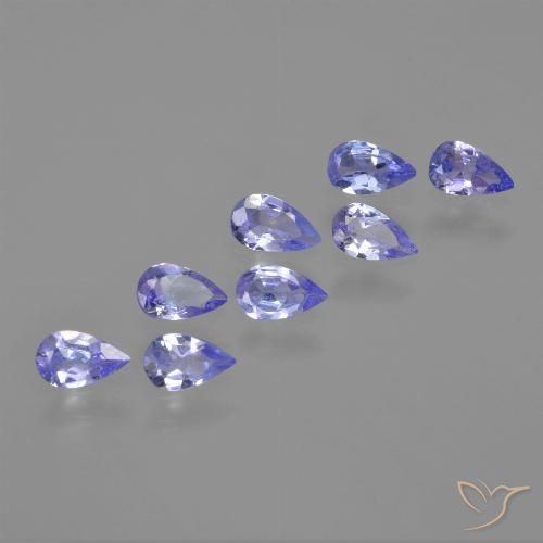 1.39ctw Natural Electric Blue Tanzanite, Pear Shape, VS