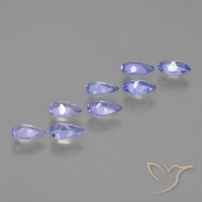 Tanzanite Gemstones in 5 x 3 mm (calibrated) Size for Sale, Tanzanite Stones in Intense Violet Blue Color