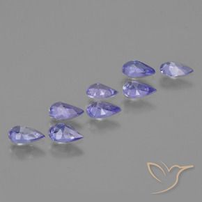 Tanzanite Gemstones in 5.1 x 3.1 mm Size for Sale, Tanzanite Stones in Bright Violet Color