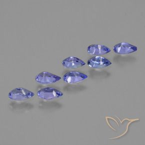 Tanzanite Gemstones in 5 x 3 mm (calibrated) Size for Sale, Tanzanite Stones in Intense Violet Blue Color