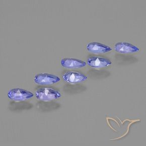 Tanzanite Gemstones in 5 x 3 mm (calibrated) Size for Sale, Tanzanite Stones in Electric Blue Color